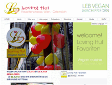 Tablet Screenshot of lovinghut.co.at